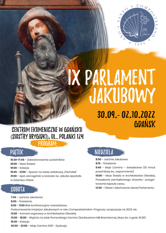 Grafika 1: ZAPROSZENIE NA IX SESJĘ PARLAMENTU JAKUBOWEGO