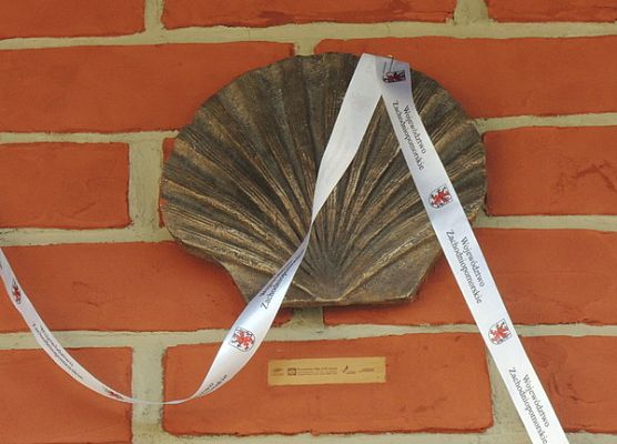 Grafika 1: Muszla jakubowa na szczecińskiej katedrze