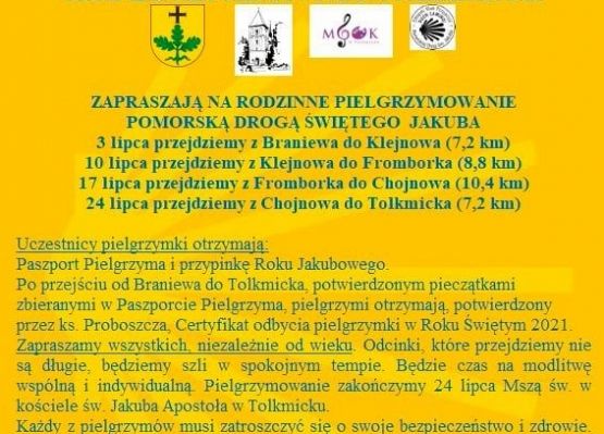 Grafika 3: Camino de Santiago - zacznij w Tolkmicku!