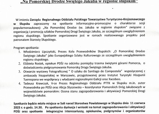 Grafika 2: Zaproszenie na spotkanie w dniu 11 czerwca br.