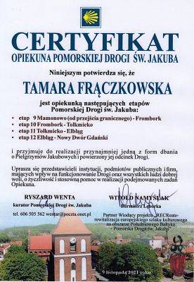 Grafika 3: SPOTKANIE OPIEKUNÓW POMORSKIEJ DROGI ŚWIĘTEGO JAKUBA