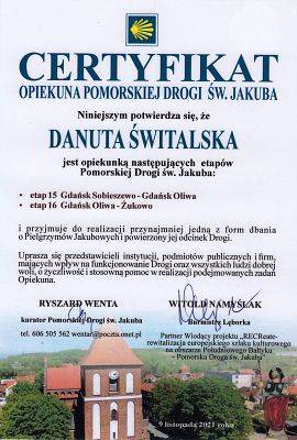 Grafika 8: SPOTKANIE OPIEKUNÓW POMORSKIEJ DROGI ŚWIĘTEGO JAKUBA